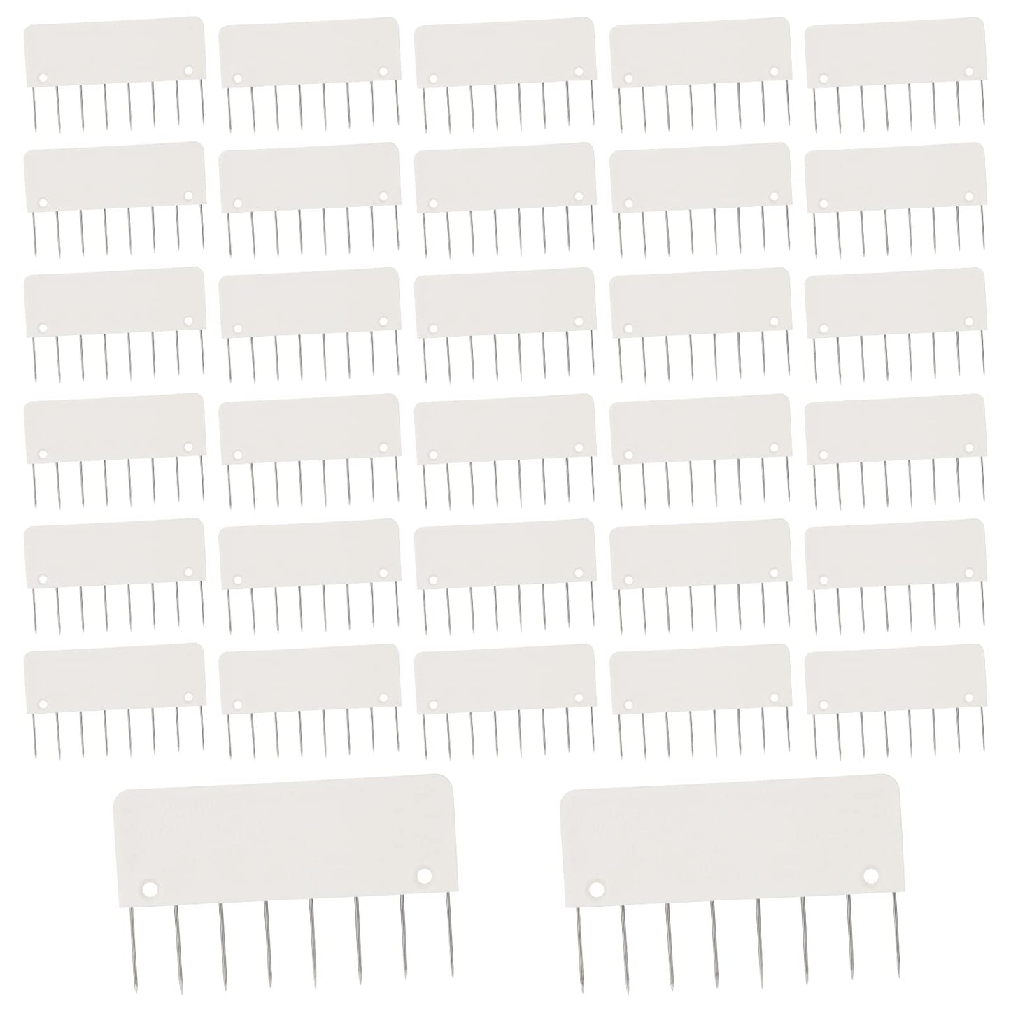 LAMXD 8 Pins Knit Blocking Pins Kit,Knit Blocking Combs – 32 Combs for Blocking Knitting, Crochet, Lace or Needlework Projects – for use with Blocking Mats for Knitting Mat…