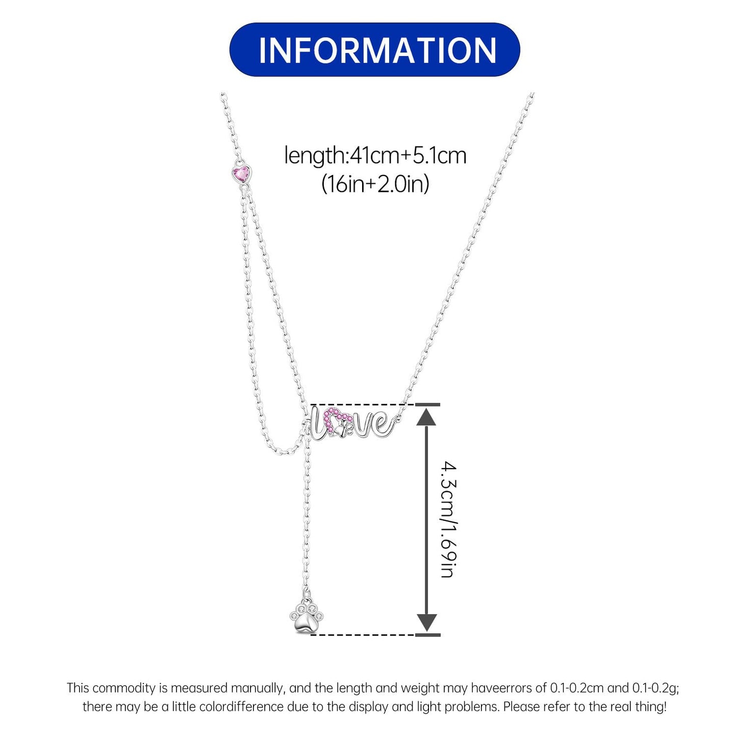 MISEFF 925 Sterling Silver Fashion Pendant Necklace for Women，Fashion Jewelry, 18K Gold Plated， Advanced Retro Series Link Chains ，Basic Multifunctional Accessories Suitable for Multiple Occasions and Daily Wear (cute pet)