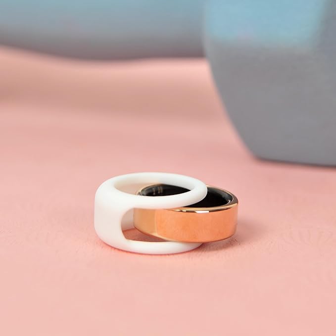 Rinfit Smart Ring Protector - Silicone Ring Enhancer for Active Lifestyle and Gym - StyleFit U.S. Design Patent - White, Size 11