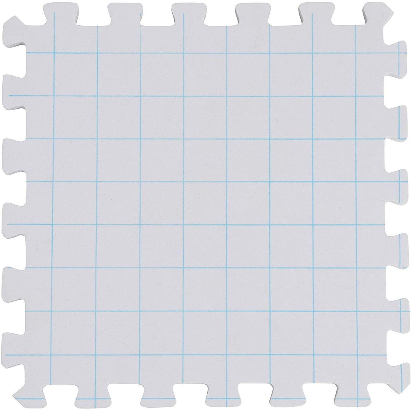 Juvale Foam Blocking Pad Set for Knitting & Crochet - 9-Pack 12.5 x 12.5 in, 0.7-in Thick, Blue - with 200 T-Pins & Storage Bag - Yarn Blocking Kit for Knitting & Crochet