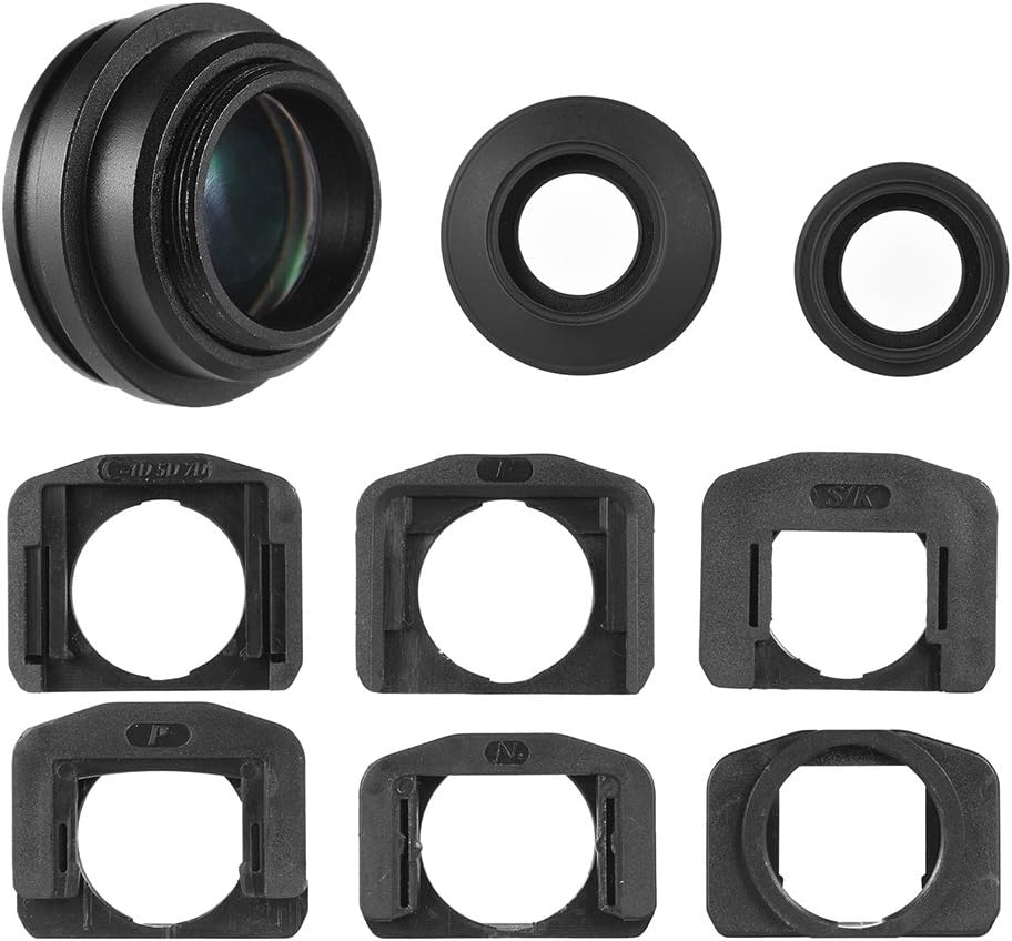 1.51X Zoom Viewfinder Eyepiece Magnifier, Aid for Short Sighted Long Sighted DSLR Photographers, for Glasses Wearers