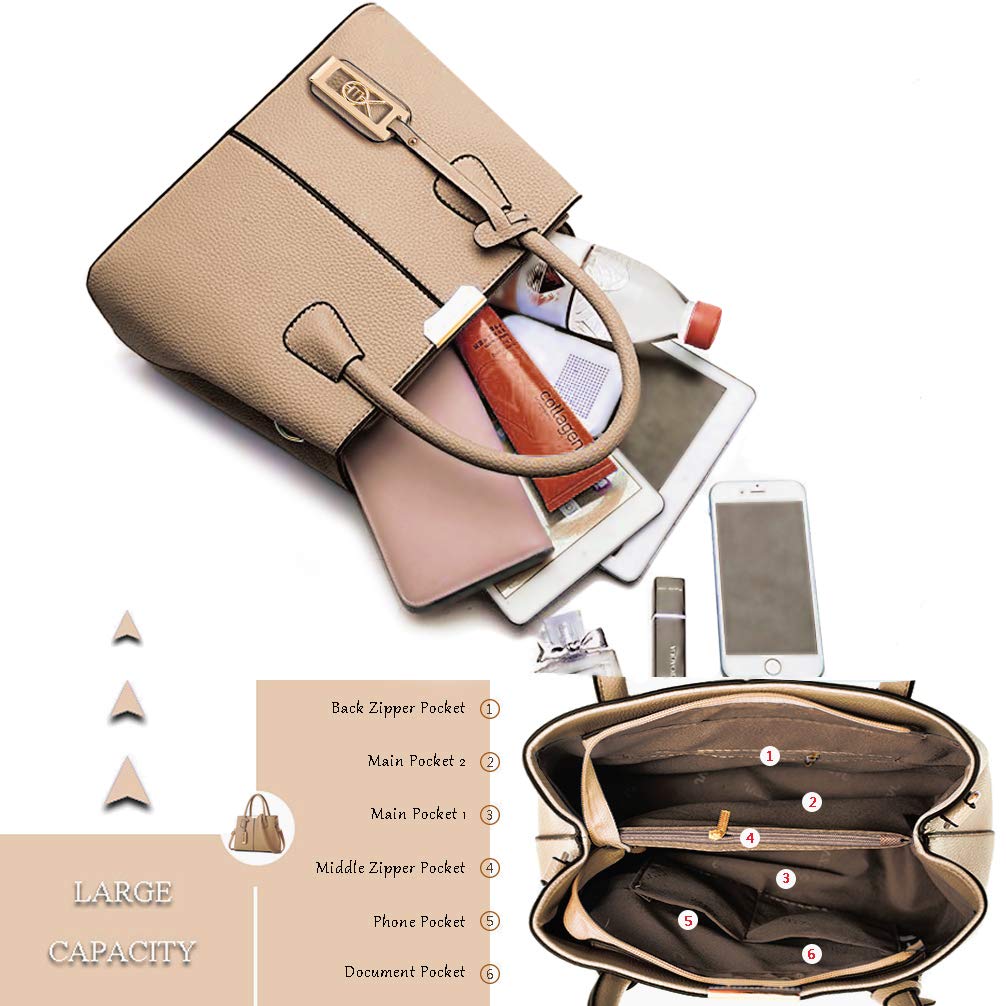 COCIFER Women Top Handle Satchel Handbags Shoulder Bag Tote Purse Messenger Bags
