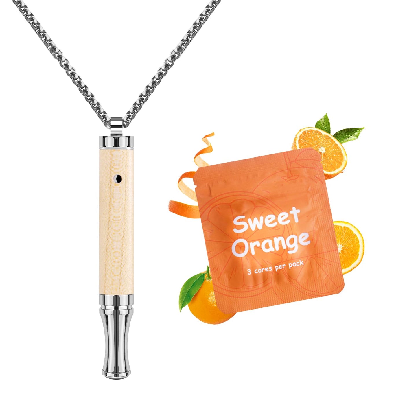 ASTOFLI Adult Quit Smoking Breathing Necklace: Adjustable Air Inhaler Stop Smoking Aids Fidget for Stress Anxiety Relief Smokless Inhaler - Air Outlet Breathing Necklace to Quit Smoking and Vape