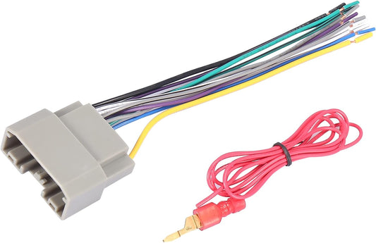 Motoforti Set, 2009-2010, 70-6522, 706522, Car Stereo CD Player Wiring Harness Wire Radio Adapter Plug, for Jeep