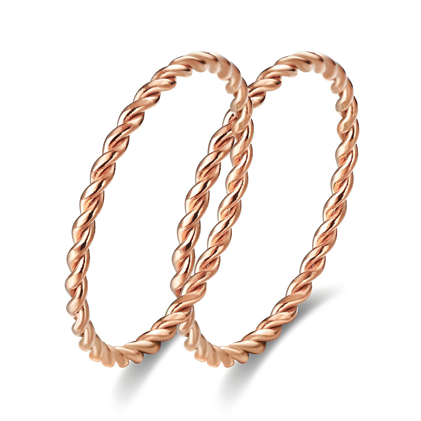 LIU JUN Copper Tensor Ring For Women, Pure Copper Tensor Solid Twisted Handmade Health Rings Set For Women Men Fashion Energy Jewelry Gifts (pure copper, 7)