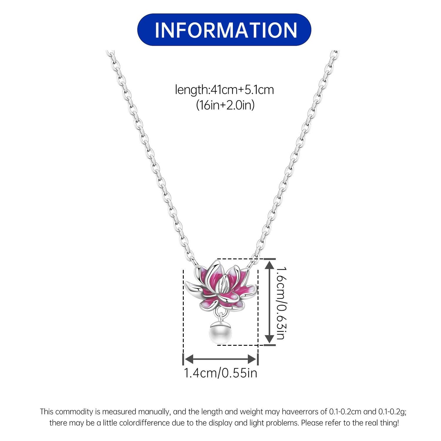 MISEFF 925 Sterling Silver Fashion Pendant Necklace for Women，Fashion Jewelry, 18K Gold Plated， Advanced Retro Series Link Chains ，Basic Multifunctional Accessories Suitable for Multiple Occasions and Daily Wear (lotus)