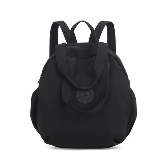 NOTAG Casual Backpack Purse for Women Shoulder Bag Waterproof Nylon Anti-theft Large Purse Shoulder Hobo Bags Travel Work (Black-S)