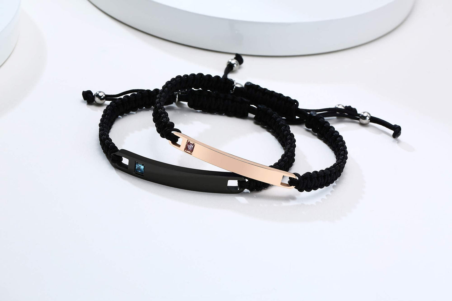 MEALGUET You are My Person Couple Bracelet, Engraved Romantic Quote Matching Couple Bracelets Set,Mutual Attraction Relationship ID Bracelet,Adjustable, Valentine Day Gift for Men Women