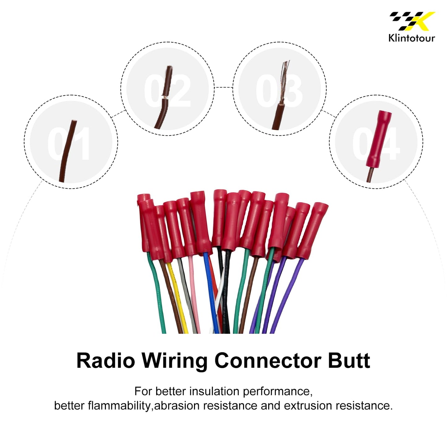 2006-2008/Kia 2005-2008, Radio Wiring Harness Compatible with Hyundai Stereo Installation Wire Harness Aftermarket