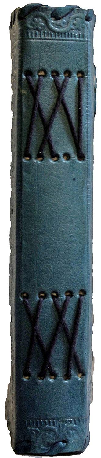 TUZECH Leather Journal for Men and Women Diary to Write Poems,Sketchbook Book of Shadows, Record Keeping Notebook Personal Memoir with Lock and Key Leather Bound - Unlined (Blue)