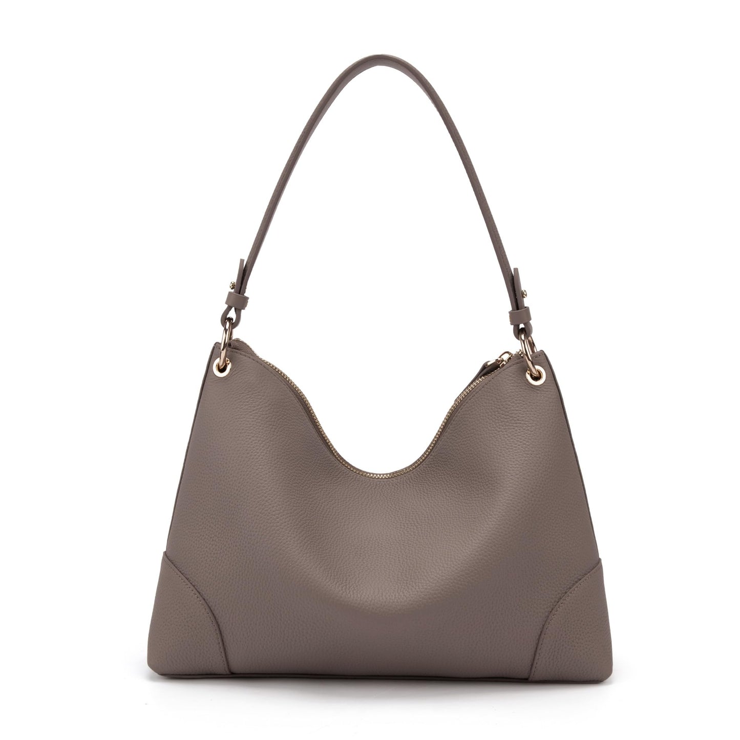 ELLE Full-Grain Leather Purses for Women Large Shoulder Bag