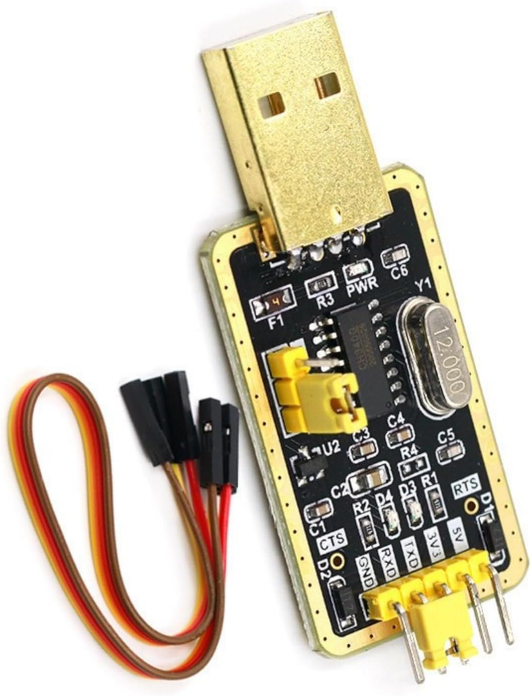 Montesy CH340G RS232 USB to TTLs Module for to Serials Port Converters with Firmware Cable
