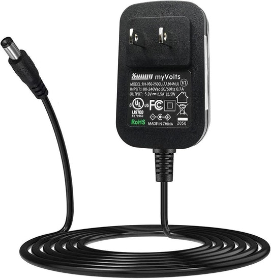 MyVolts 5V DAP-HD0014 MP3 Power Supply Adaptor Compatible with Creative Player - US Plug
