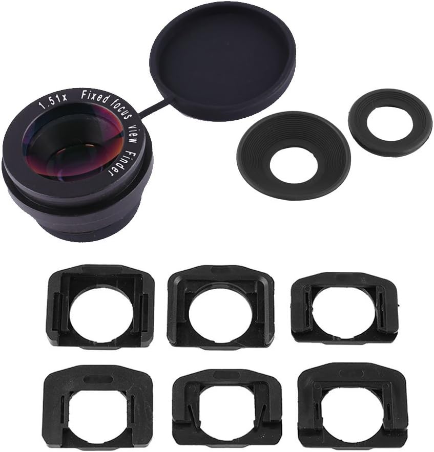 Mrisata 1.5X Fixed Focus Viewfinder Eyepiece Magnifier for DSLR Camera Photography Accessories