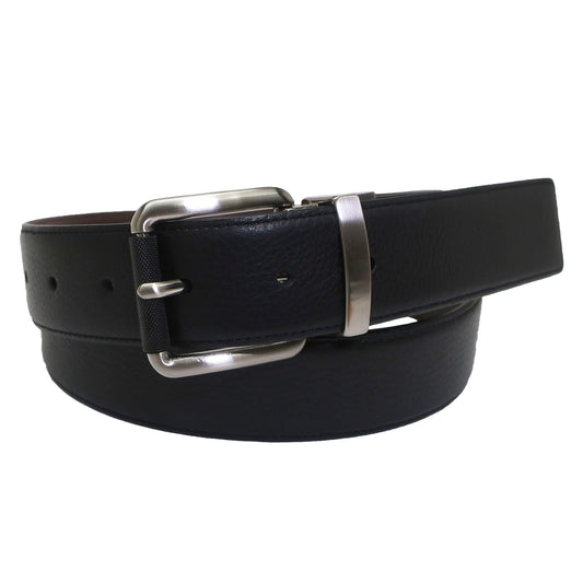 IZOD, Mens, Reversible Leather Belt, Brown, 34/36