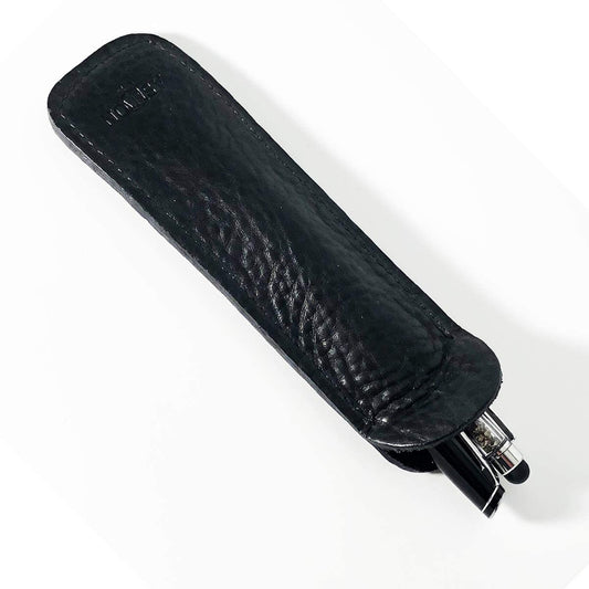 Aston Leather Pen-Slip-Double-Black