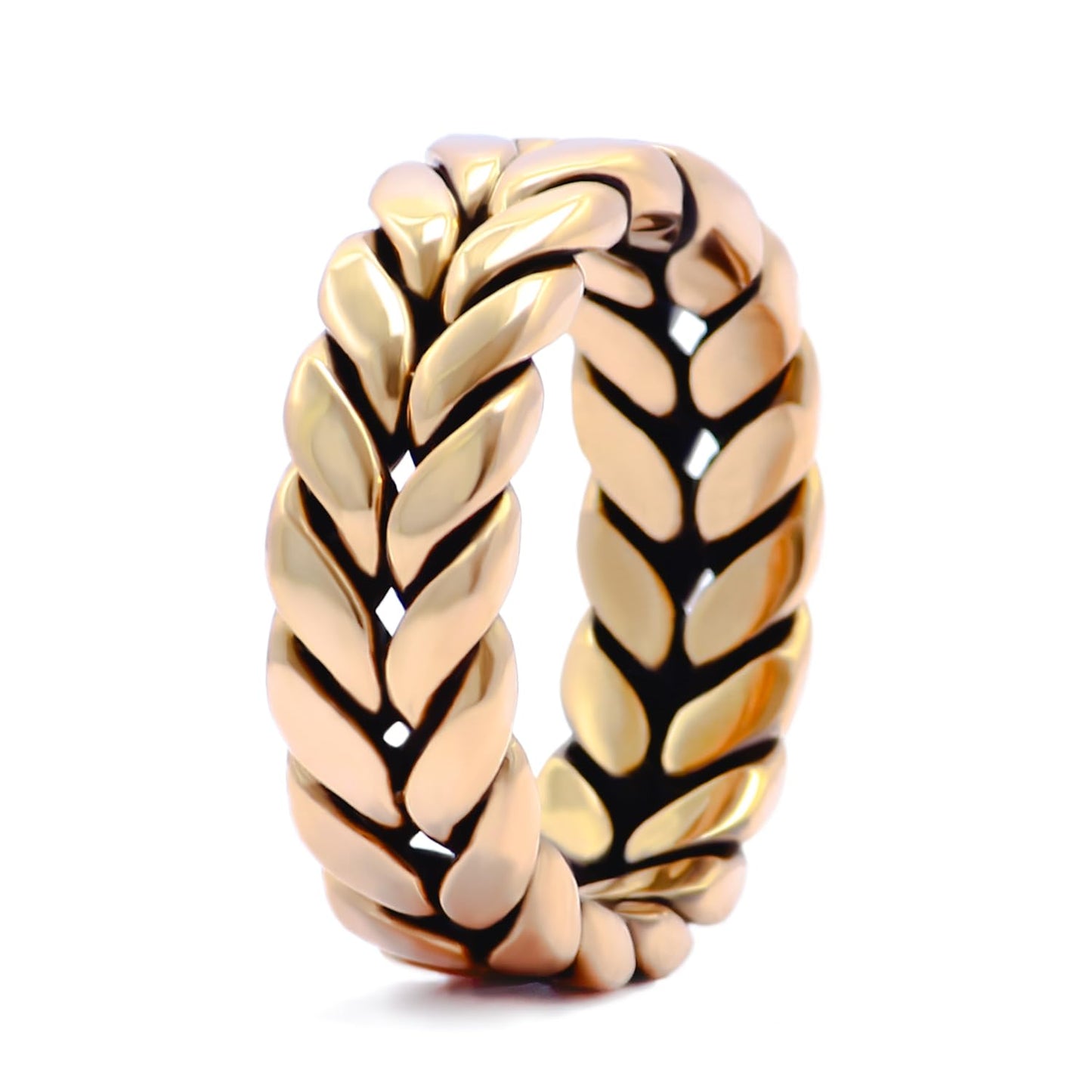 Krishnaa Jewels Pure Copper Braided Twist Eternity HandCrafted Ring Gift Jewelry for Men and Women (3)
