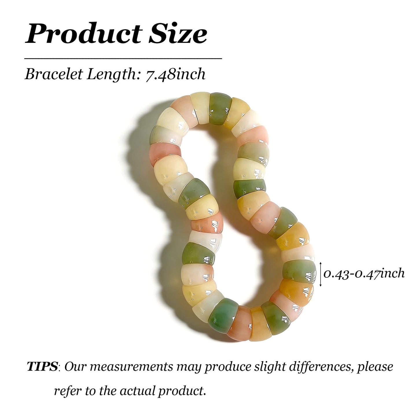 Embtrem Fidget Bracelet Bodhi Seed Bracelets Anxiety Fidget Bracelets Protection Healing Stretch Alleviate Anxiety Stress Protection Healing Bodhi Jewelry Gifts for Women Men
