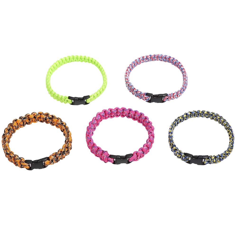 ACKEIVTO Adjustable Length Paracord Jig Bracelet Maker Wooden Frame-Paracord Braiding Weaving Craft Tool Kit, Wristband Maker