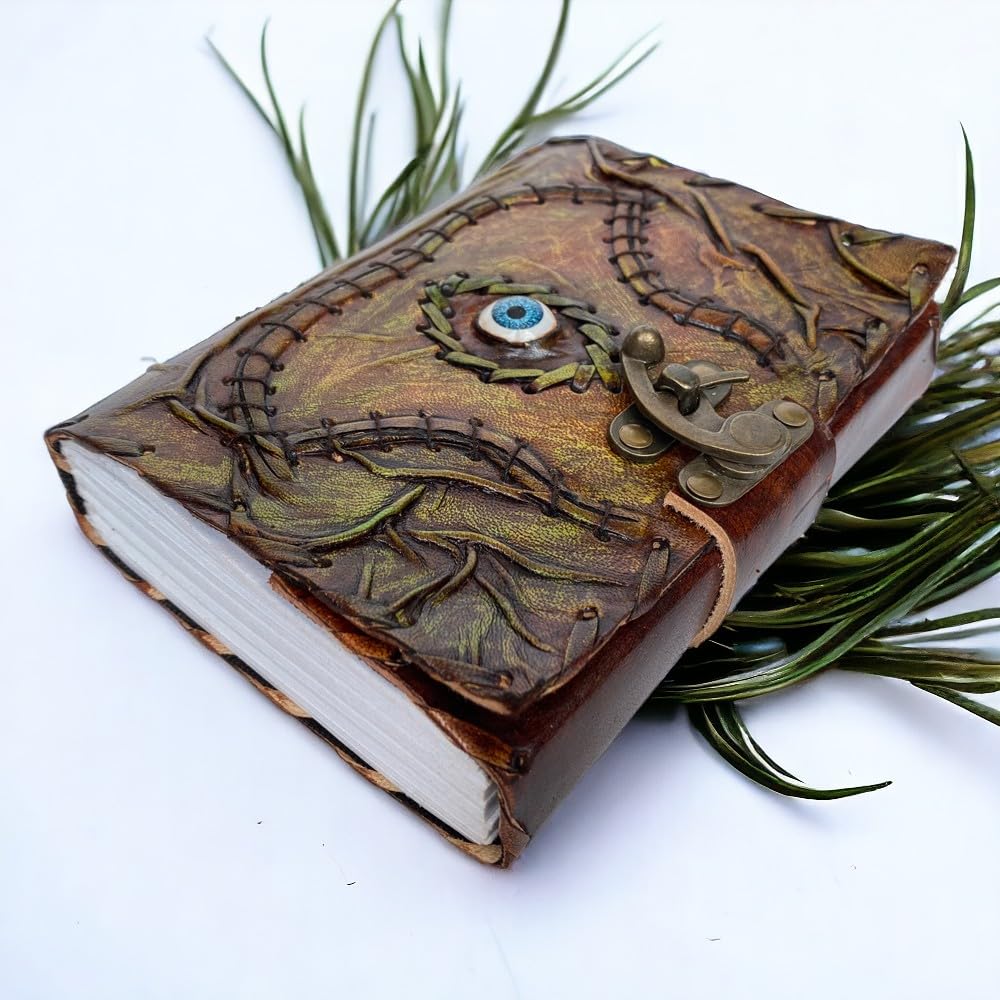 Hocus Pocus Leather Journal, Hocus Pocus Book of Spells, Hocus Pocus Witchcraft Blank Diary, Halloween Leather Journal, Grimoire Book of Shadows, Hocus Pocus Notebook, Halloween Journal 5x7 Inches