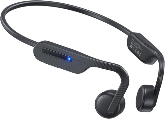 Qyzue 10H Bone Conduction Headphones, Open Ear Headphones, Superior Sound Wireless Bluetooth Running Headphones