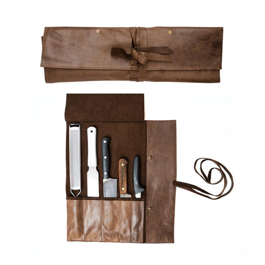 GauchoLife Leather Chef Roll (Leather, Brown)