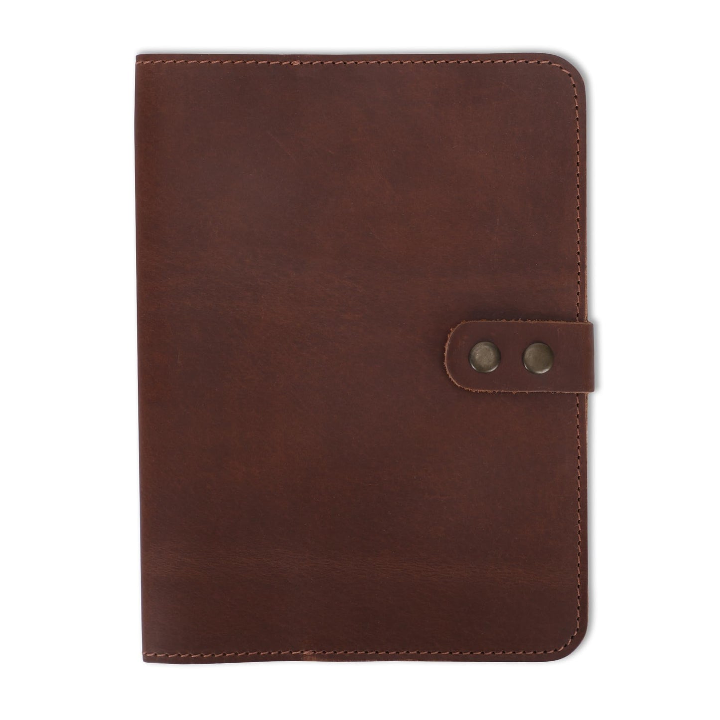 CestAntiQ Journal Cover – Rustic Leather Cover for 6x9 Top-Bound Spiral Steno Notebook, Handmade Refillable Cahier Cover, Leather Organizer for Journaling, Note Taking, Gifts (Tan)