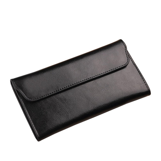 MUZZIOU Retro Leather Envelope Women's Phone Card Holder Wallet, Thin Large Capacity Multifunctiona Leather Wallet, Clutch Wallet for Mother's Day Thanksgiving Fashion Gift