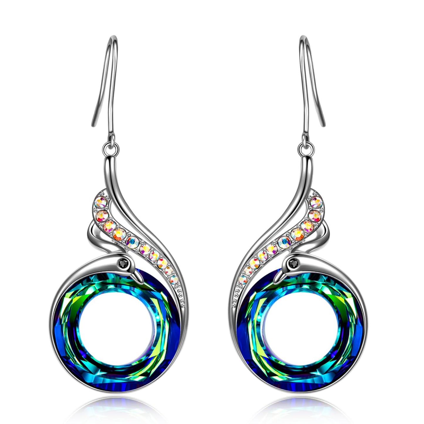 Kate Lynn Phoenix Earrings for Women, Crystal Earrings Jewelry for Women, Birthday Gifts for Women Wife Girlfriend Mom Grandma, Unique Earrings for Christmas Mothers Day