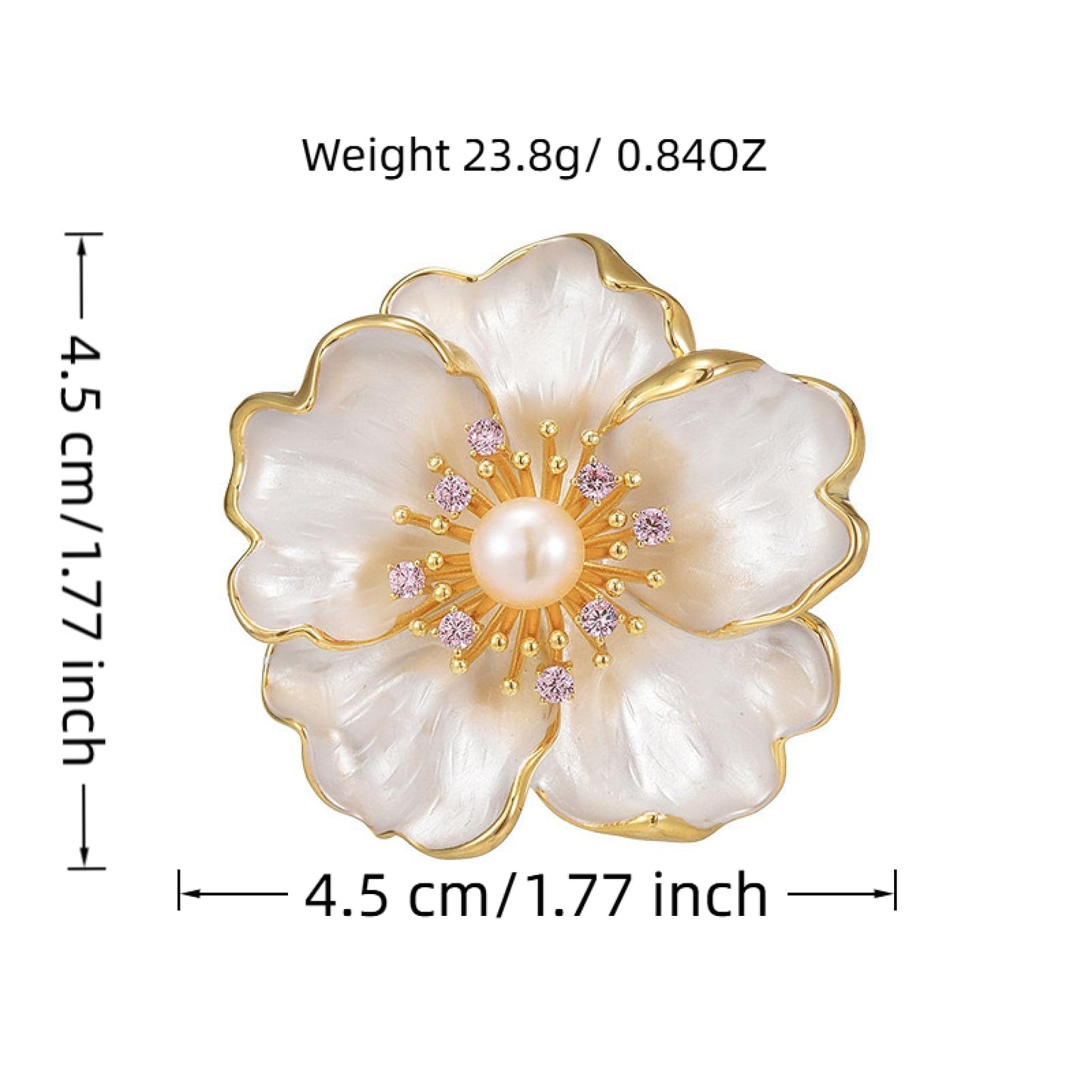 Fashion Brooches For Women, Flower Brooch Pins, Suitable For Party And Daily Wear On Many Occasions，L