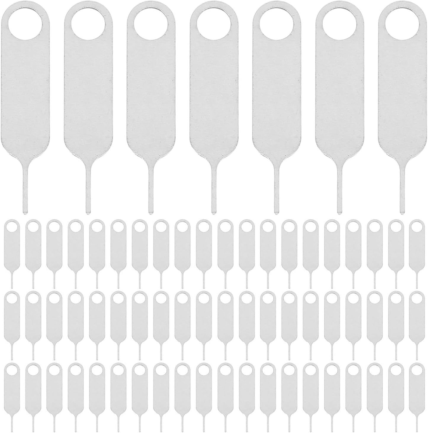 500pcs NOLITOY Universal Stainless Steel Sim Card Ejector Pin Tool for Mobile Phones Nano Sim Card Remover Compatible