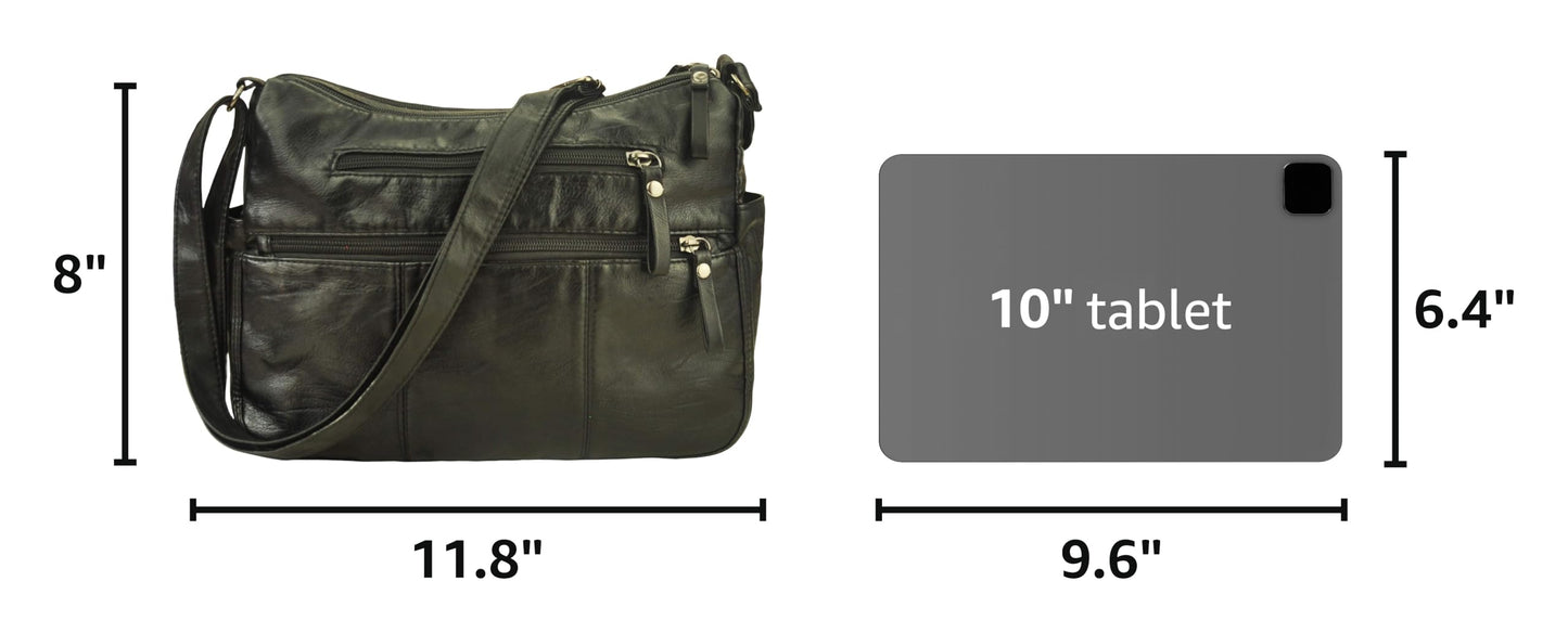 VOLGANIK ROCK Purses for Women Soft PU Leather Shoulder Bag Ladies Crossbody Purse and handbags Lightweight Pocketbook