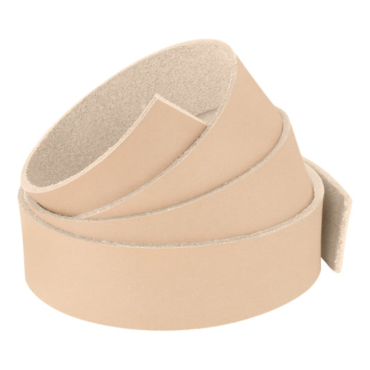 European Leather Works 11-12 oz. (4-4.8mm) Vegetable Tanned Leather Belt Blanks/Straps Size: 2-1/2"x50" (6.35x127cm) Full Grain Cowhide Tooling, Crafting, Knife Sheath, Furniture