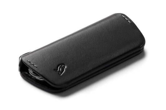 Bellroy Key Cover Plus – Third Edition (Leather Key Holder, Holds 4 – 8 Keys) - Black