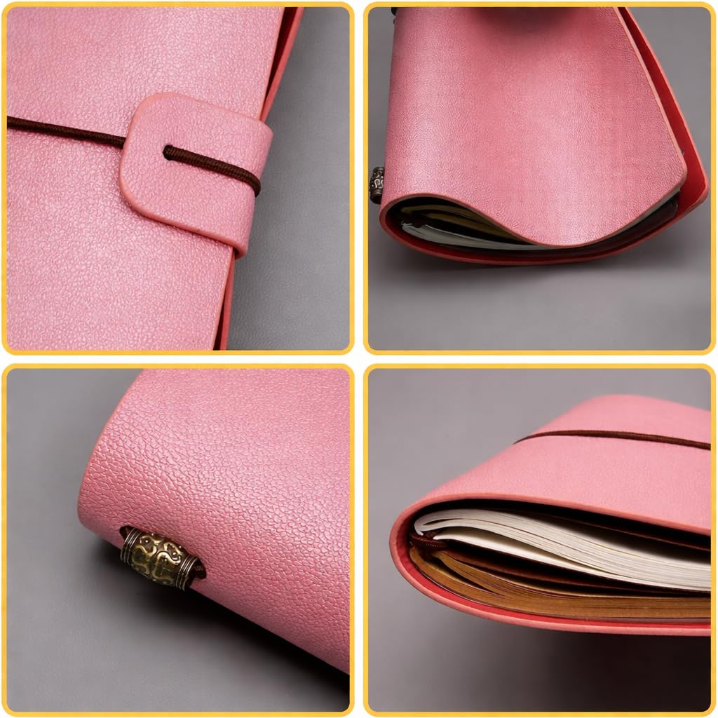 Hiipeenow Granddaughter Gifts from Grandma, To My Granddaughter Leather Travel Journal 140 Pages, Valentines Day Birthday Christmas Graduation Back to School Gift for Granddaughter