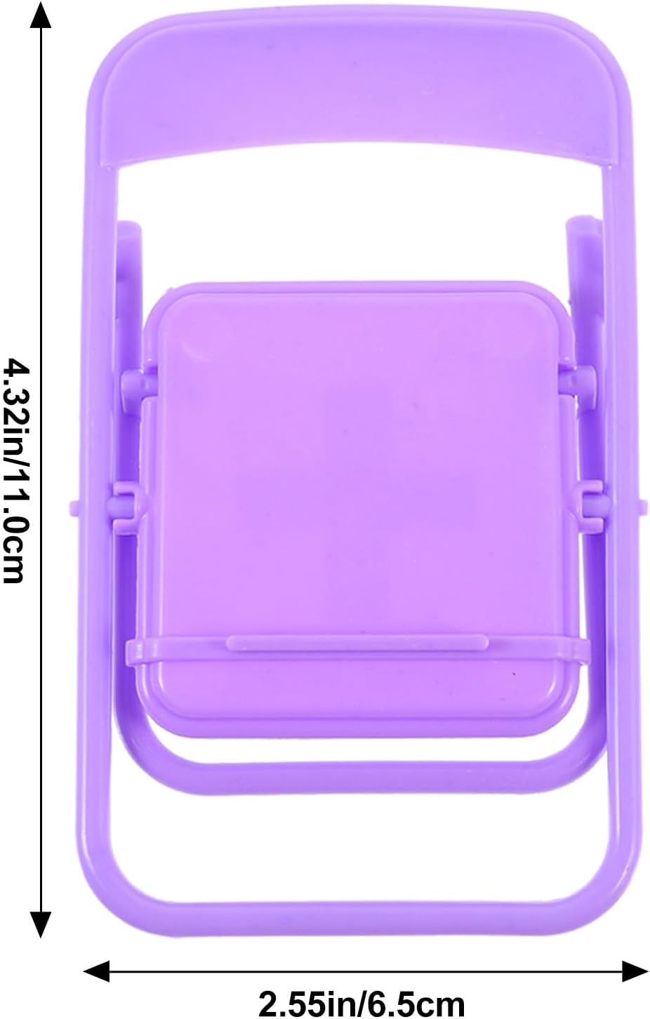 Angoily 10pcs Folding Chair Design Phone Stands Mobile Phone Brackets Creative Cellphone Holders for Desktop Use