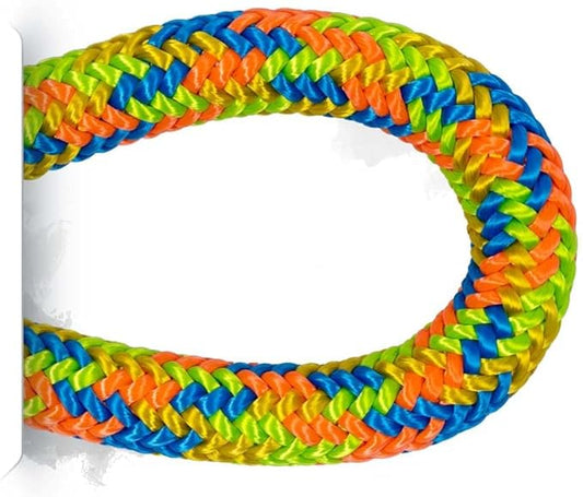 Pelican Rope Arborist Rope 11.8mm x 200Ft, USA Made High-Strength 24-Strands Static Climbing Rope - 5,400 lb Strength for Tree Climbing, Pulling, Outdoors & Swing - Viper, Tight Spliced Eye