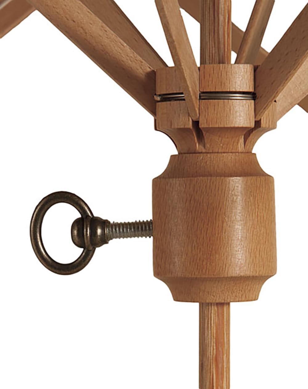 Knit Picks Yarn Winding Bundle - Yarn Ball Winder (Red) and Birch Wooden Yarn Swift