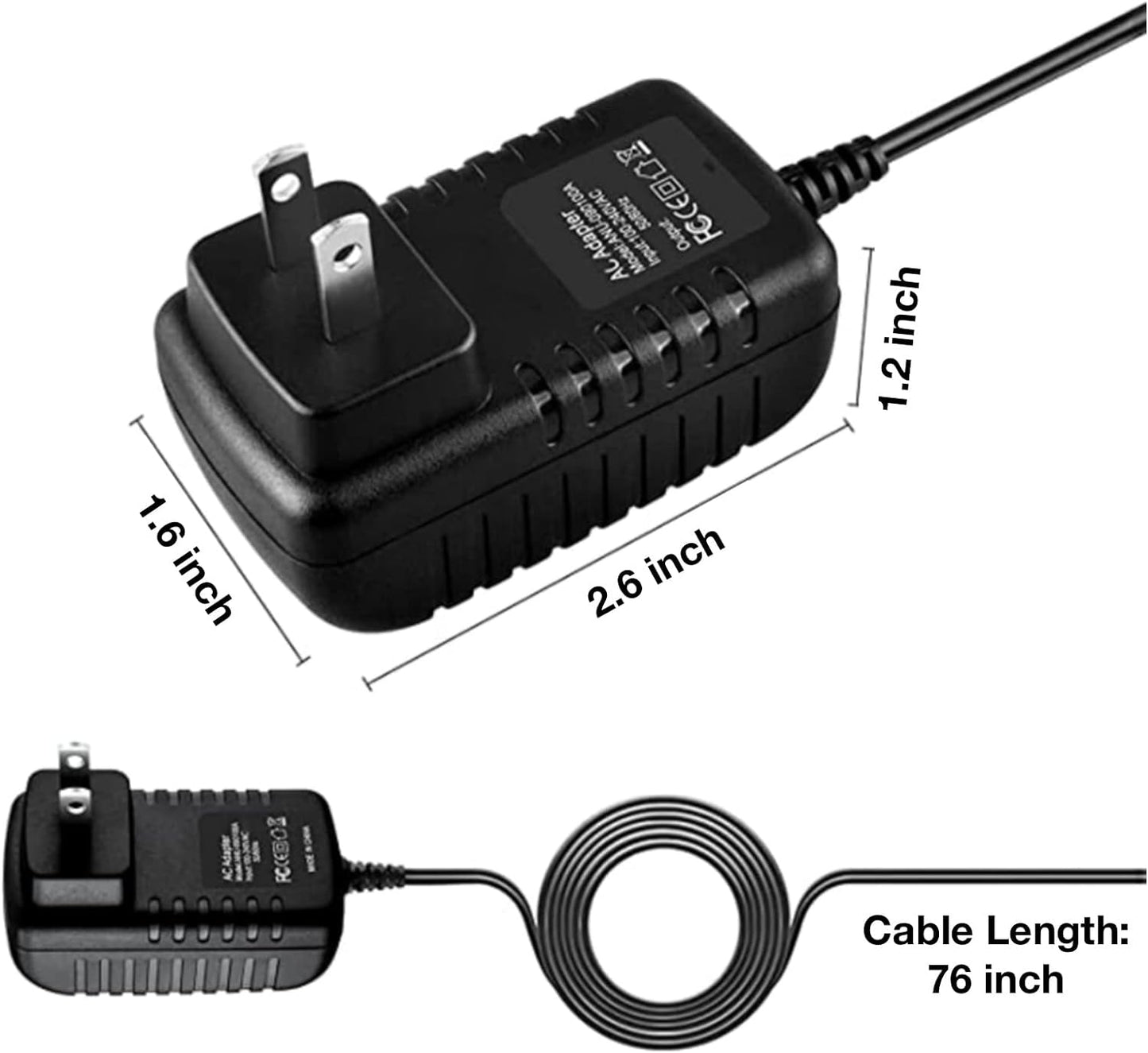LKPower PCM-D100 PCM-D50 PCM AC Adapter for Linear Recorder Power Supply DC Charger
