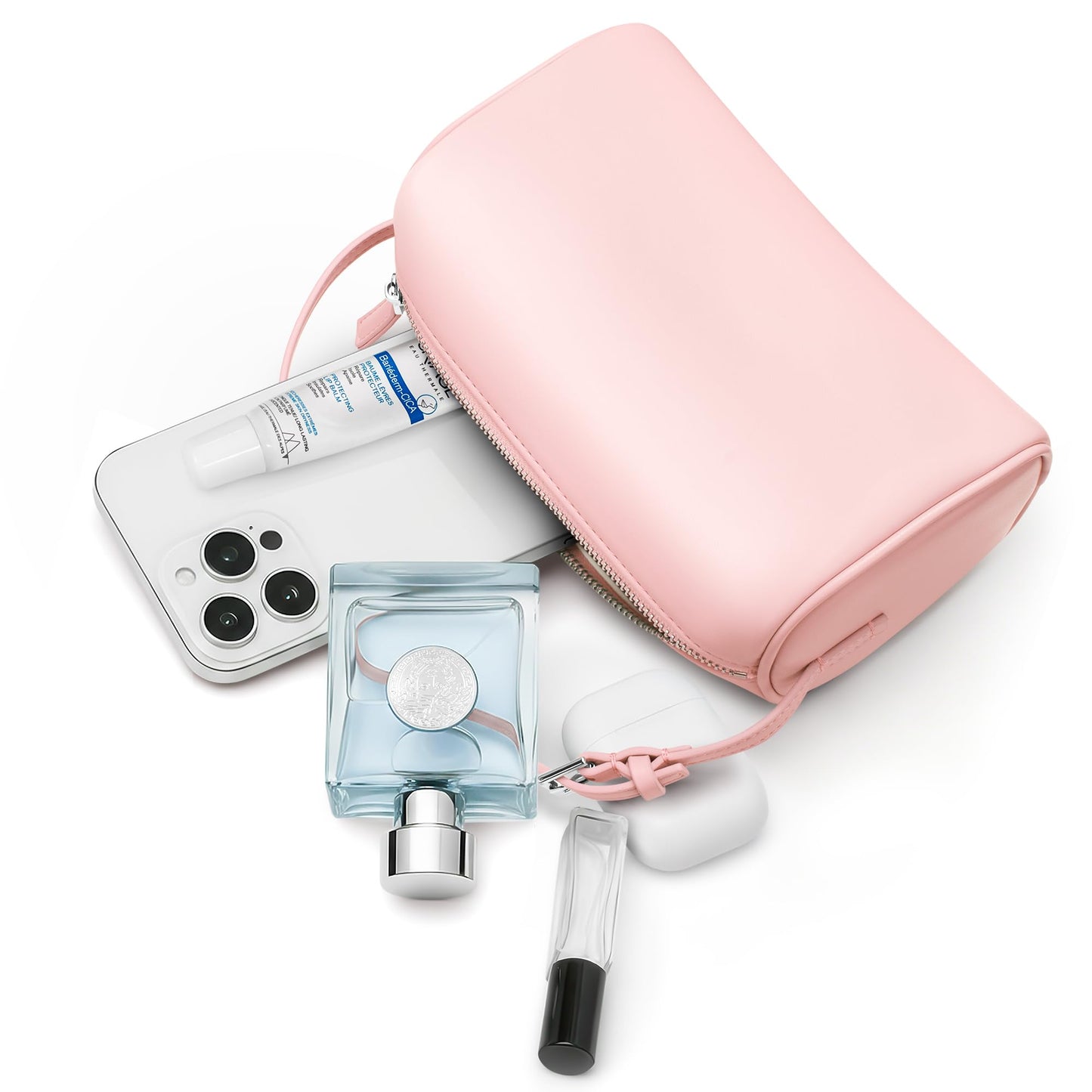 Small Purse For Women, Vegan Leather Mini Purse With Adjustable Strap,Baby Pink