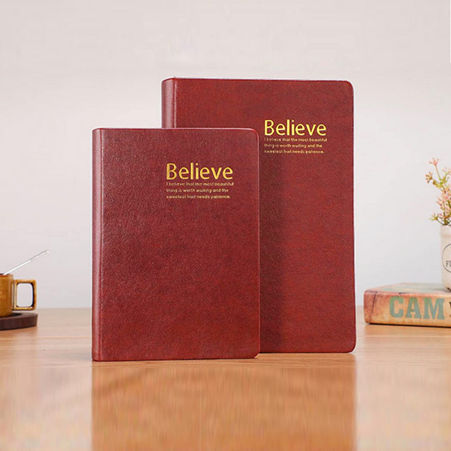 Lemical 720 Pages Horizontal Line Notebook with Pen Gift Set Vintage Retro Leather Cover Thick Notebook Travel Journal Diary Writing Book Memo Journal Notepad Diaries Drawing Sketchbook