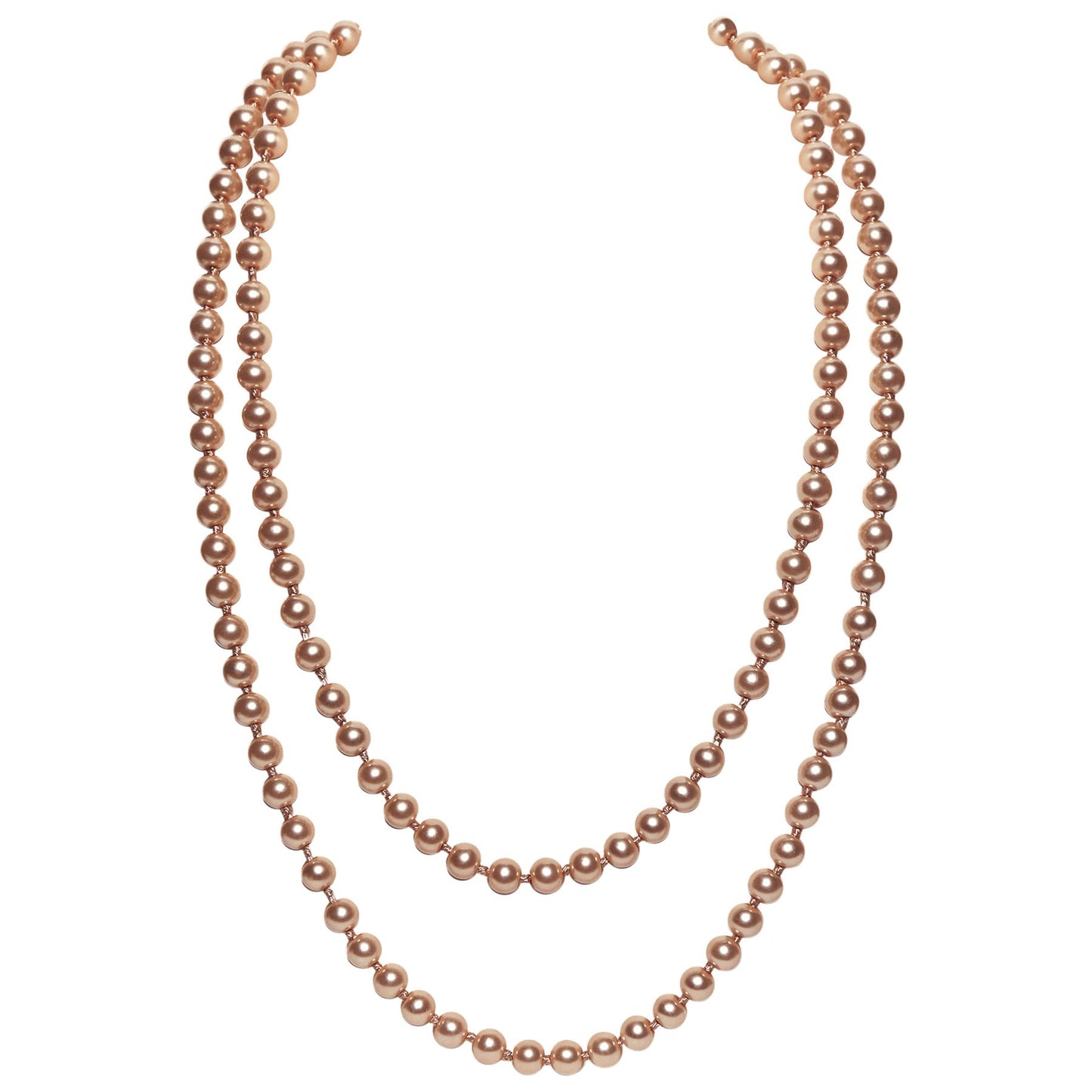 BABEYOND Long Pearl Necklace Faux Pearls Necklace Set Beaded Long Pearls Necklace 1920s Gatsby Costume Jewelry