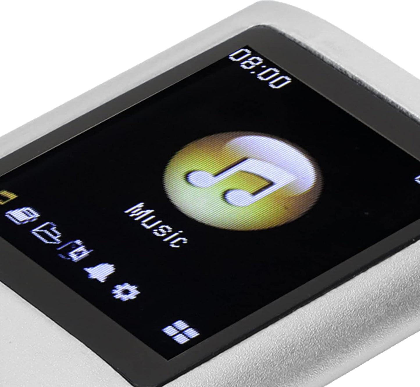 Estink MP3, MP3 1.8inch MP3 Mini Portable Stylish Multifunctional Lossless Sound Slim Music Player, Large LCD Screen