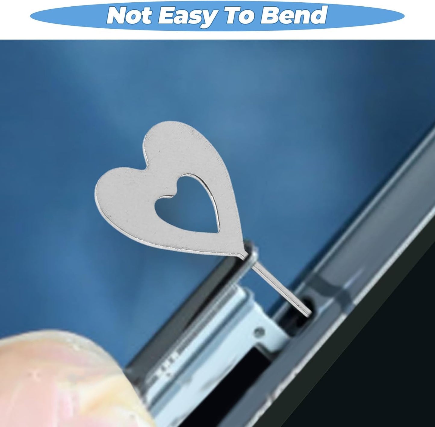 100pcs Set Heart-Shaped Sim Card Ejector Tool - for Smartphones
