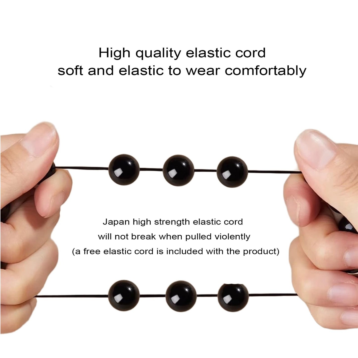 38 Magnetic Therapy Hematite beaded Bracelet For Women And Men Power Gemstone Crystal Unisex Macrame (Hematite, 12, millimeters)