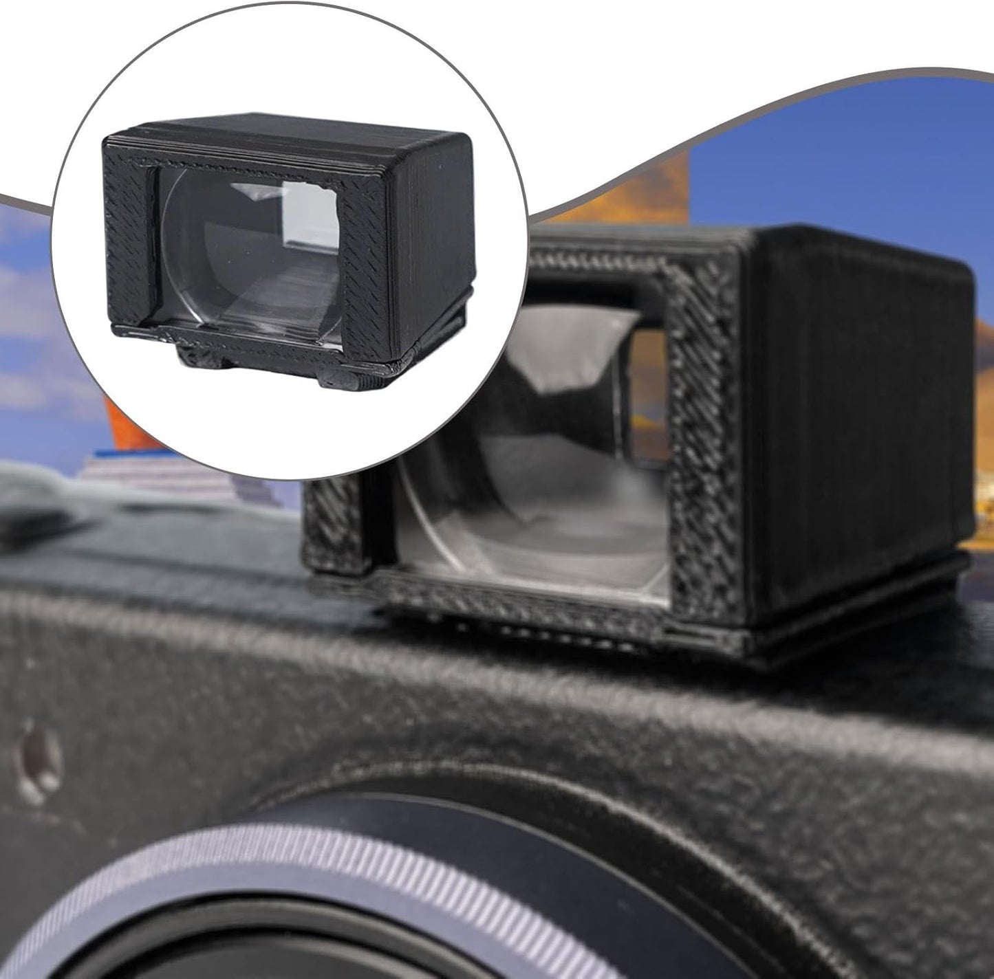 Moyeetings 35mm Camera Optical Viewfinder External Attachment Practical Spare Part High Performance Installation PP
