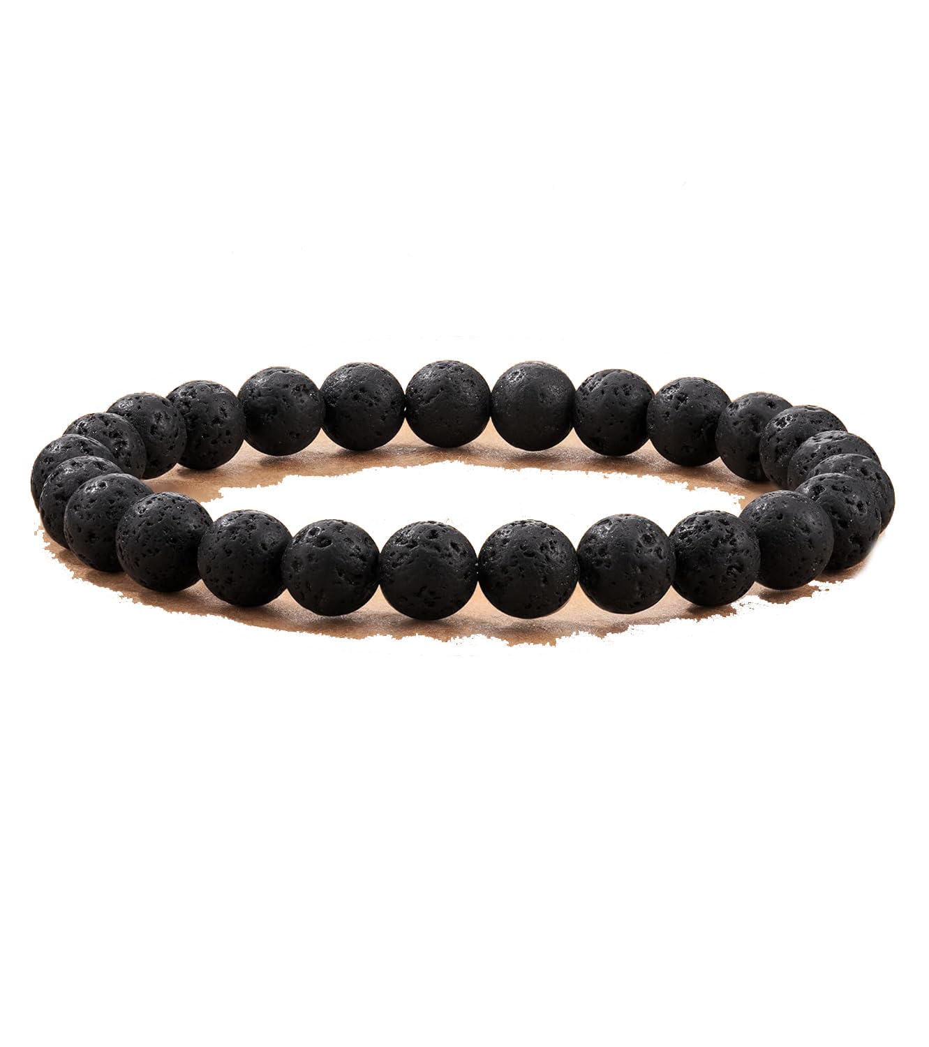 Seyaa Lava Rock Bracelet, Crystal Beaded Bracelet Unisex, Anniversary Christmas Birthday Inspirational Gift for Men Women