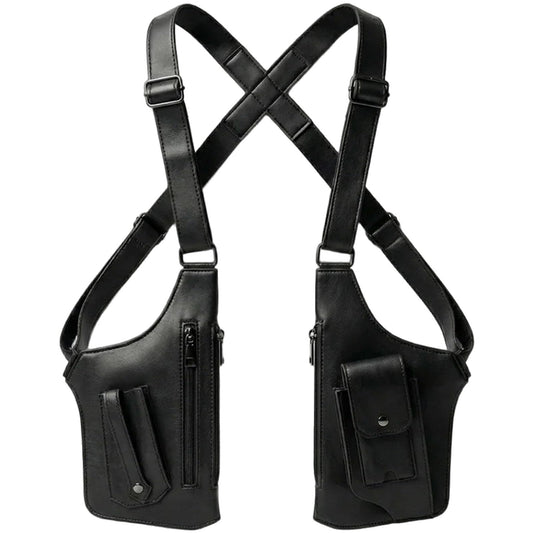 Cross-Body Sling Pack, Classic Shoulder Satchel, Pickpocket-Proof Hidden Crossbody Sling Bag, Slim Undercover (Black)