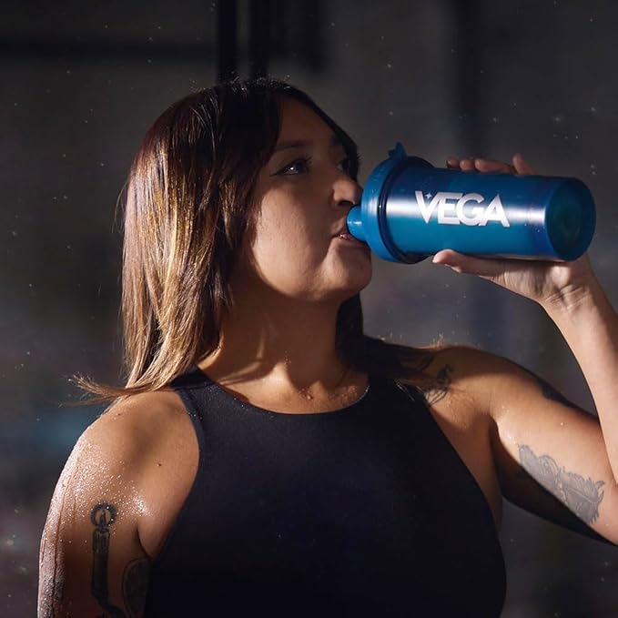 Vega Original Essential Protein - 25g Plant-Based Protein, Creamy Chocolate, 10 Servings, Vegan Non-GMO Drink Mix, Smoothie & Shake Ready, Gluten Free, Dairy Free, 16.2oz (Packaging May Vary)