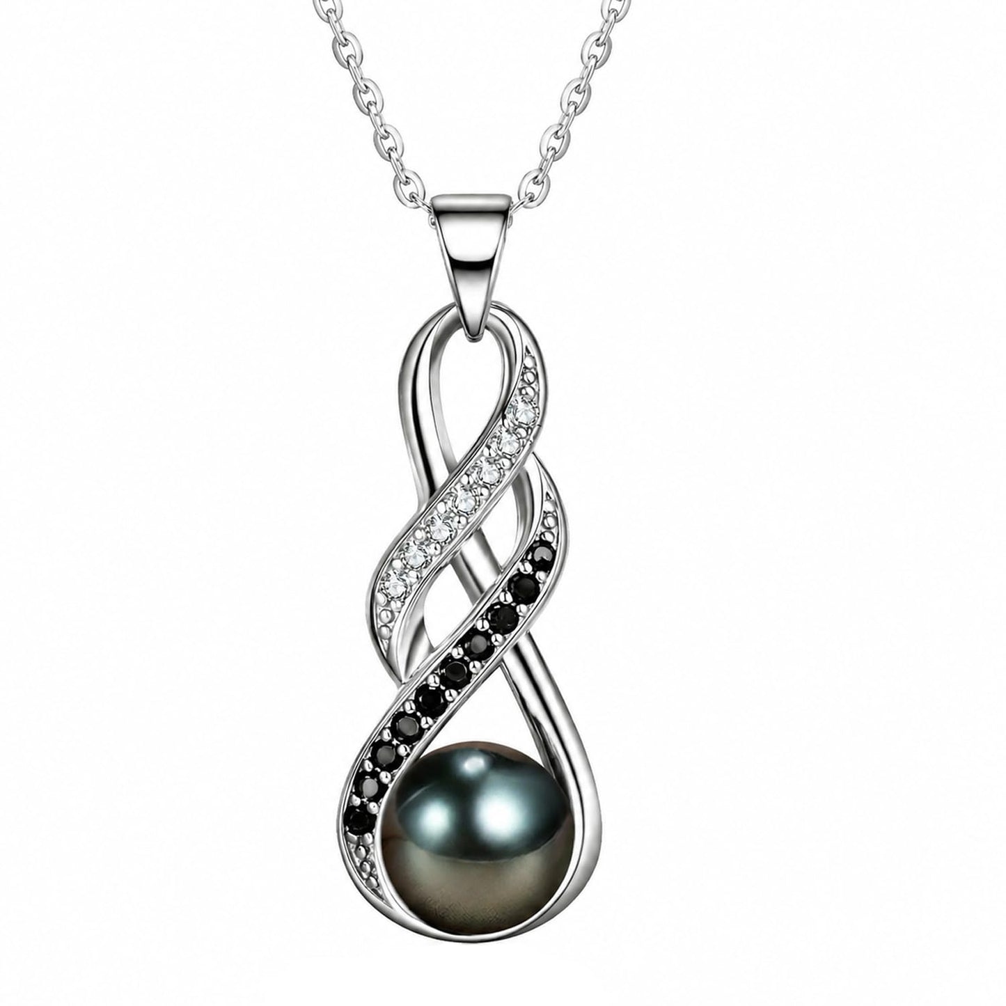NONNYL Gifts for Women Wife Gift Anniversary,Tahitian Black Pearl Necklace, Mothers Day Gifts for Mom Wife Women Jewelry, Birthday Christmas Gift Valentine's Day for Her
